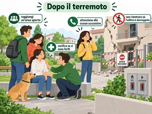 Come comportarsi dopo il terremoto