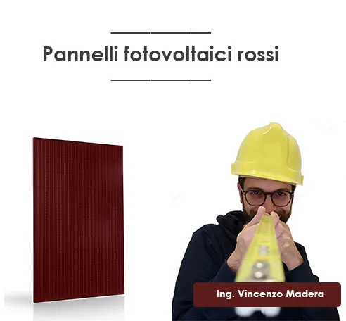 Fotovoltaico rosso integrato obblighi e prezzi