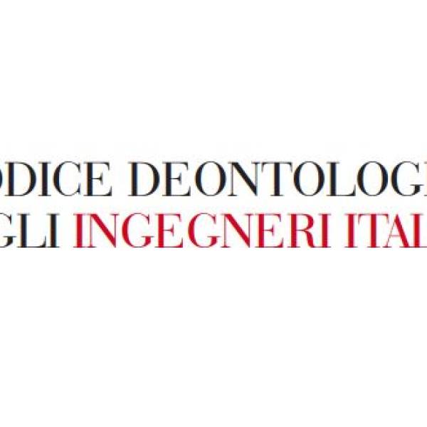 Codice Deontologico Degli Ingegneri Italiani 2023